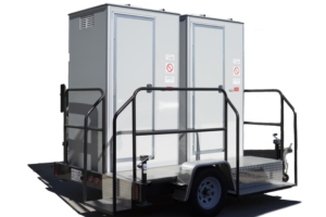 Double Unit Restroom Trailer