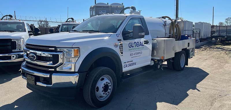 Global Sanitation Services Pump Truck